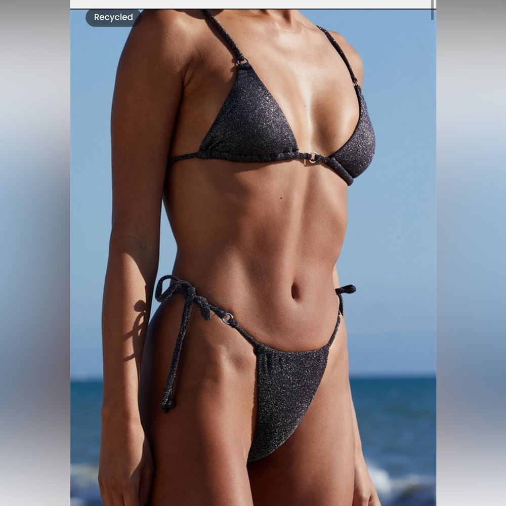 Pacsun Shimmer Bikini Bottom